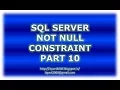 Create Alter Drop Not Null constraint in SQL Server - Part 10