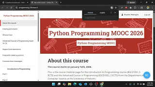 Python Programming MOOC 2026 - Part 1 5 3 Conditional Statements