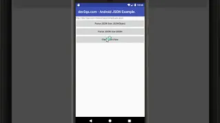 android json parsing use jsonobject gson from url example