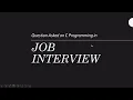 Interview question in C Programming Type 1 - Swapping two variable using logical operation