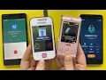 Incoming Call Samsung Galaxy Y Young Vs Sony Xperia W595 / Outgoing Call Meizu M5 Vs Vernee Thor E