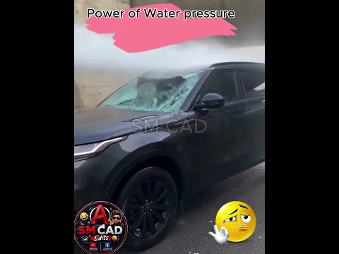 The Power of Water Pressure on a Range Rover #carwash #satisfying