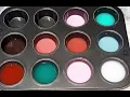 Unique color mixing Ideas for artist Dark green pink white and red