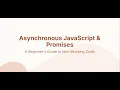 JavaScript Promises From Basics to Promise all Beginner Tutorial