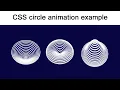 Circle Animation HTML CSS CSS 3D Wavy Circle Loader Animation Effects Remake
