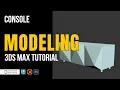 Console Table Design in 3ds Max Complete Modeling Tutorial 3dinteriorstudio