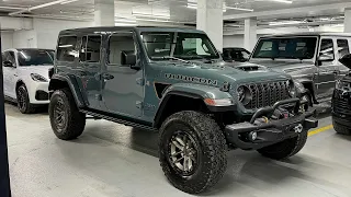 NEW 2024 Jeep Wrangler Rubicon 392 HEMI V8 - Walkaround Revs in 4k