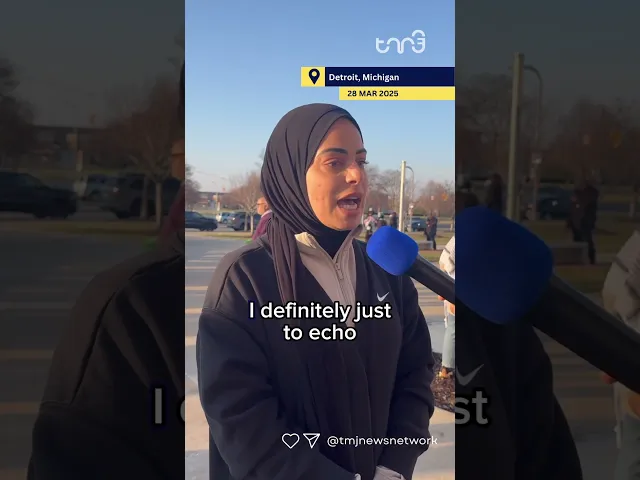 ⁣Quds Day rally attendee was asked about U.S. government crackdowns aimed at discouraging dissent.
