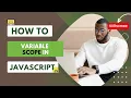 Variable Scope in Javascript part-10