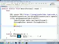 How to read data from live url using java