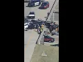 Truck hanging off overpass at U S 75 Hwy 121
