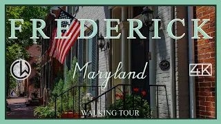 Frederick Maryland 4K Walking Tour 2021 Downtown