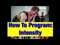 Programming Series Part 2 Intensity Progression