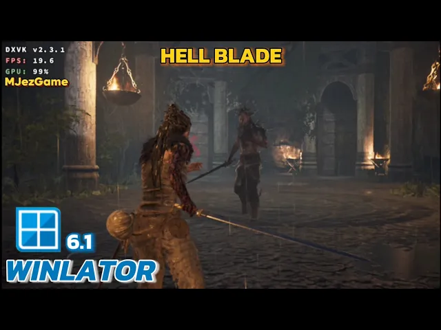 Winlator 6.1 - Gameplay Hellblade: Senua's Sacrifice