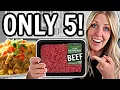 The EASIEST 5 Ingredient BEEF Recipes - What s For Dinner