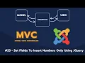 Chapter 23 - Set Fields To Insert Numbers Only Using JQuery In Joomla5