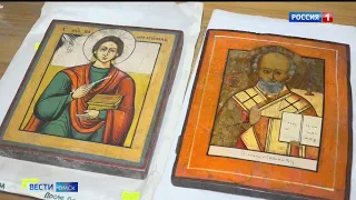 Иконы из собрания историко-краеведческого музея вернулись в Омск после реставрации