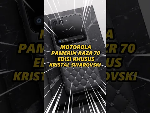 Motorola Pamer Razr 70 dengan Kristal Swarovski