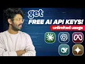 2 Ways To Get Free AI API Keys Unlimited Gemini DeepSeek Kimi Claude More
