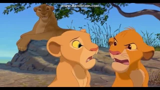 The Lion King-Nala Bath Zazu Scene