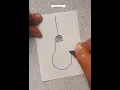 One Line Art - A Light Bulb Easy Drawing For Kids