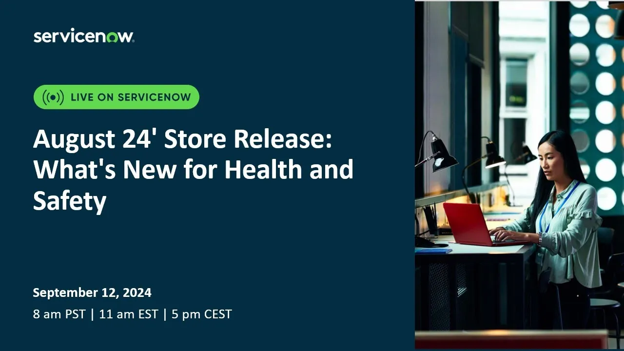 August 24' Store Release What's New for Health and Safety