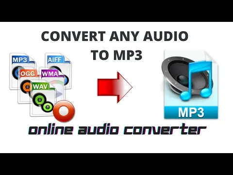Download MP3 How to Convert Any Audio File to mp3 (Online Audio Converter)