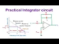 Op-Amp Integrator Practical Integrator with Frequency Response English
