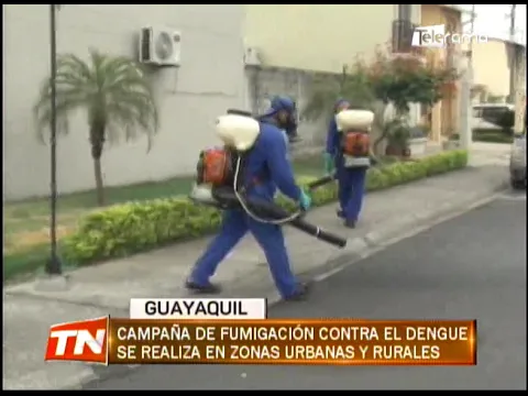 Campaña de Fumigación contra el dengue se realiza en zonas urbanas y rurales