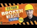 How To Fix WordPress Problems - Troubleshoot Find The Problem Repair