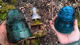Glass Insulator Hunting Adventure 2025 100 Year Old Treasure