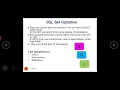 SQL - Set Operator lecture 25