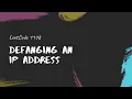 LeetCode 1108 Defanging an IP Address