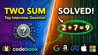 Two Sum - Most Asked LeetCode Problem Explained O n Solution Java