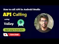 API calling in android java how to call API in android studio using volley simple way
