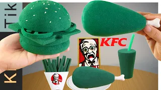 klunatik eating floral foam kfc with tom cat kluna tiks fan asmr mukbang