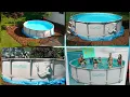 Summer Waves Elite 14 foot Above Ground Pool From Walmart Unboxing Setup and Review