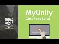 MyUnity Tutorial - Class Page Setup