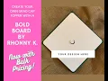 How to Assemble Bold Board Topper with HTV Glitter Rhinestones