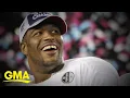 New York Giants retire Michael Strahan s number l GMA