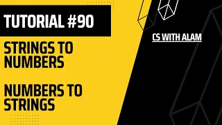 Strings to Numbers Numbers to Strings Web Development Tutorial
