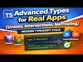 Master Advanced TypeScript Types Unions Intersections Narrowing