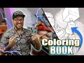 Professional Artist Colors a CHILDRENS Coloring Book THOR S2 E9