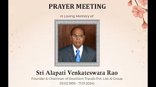 documentary film english founder chairman of southern travels group shri alapati venkateswara rao