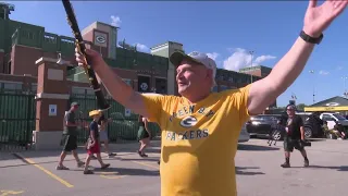 I just get goosebumps Packers fans flood Lambeau Field for first full-capacity game in 19 months
