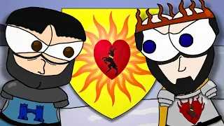 the battle of ice winds of winter animated