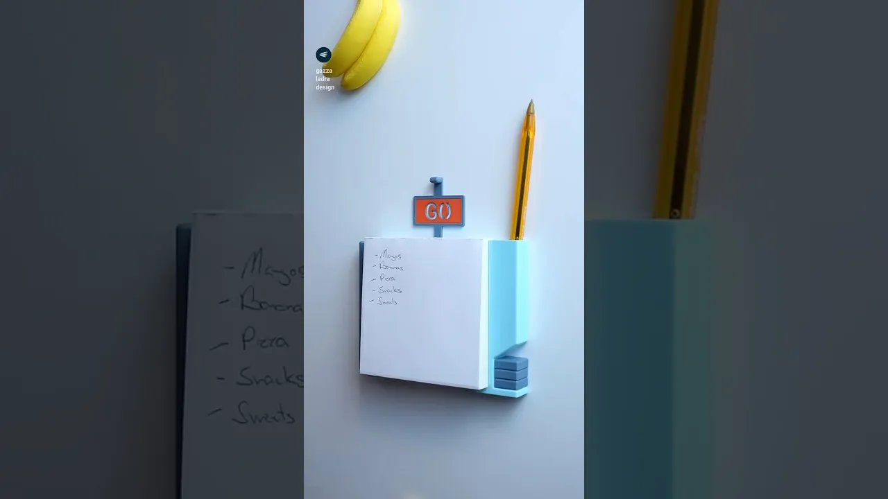 Fridge / Kitchen notepad video thumbnail
