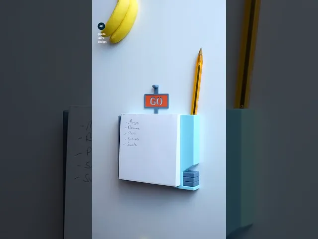 Fridge / Kitchen notepad video thumbnail