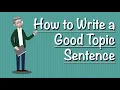 Download Lagu ESL writing - How to Write a GOOD Topic Sentence