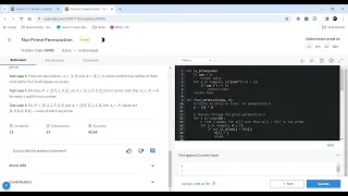 Not Prime Permutation codechef solution